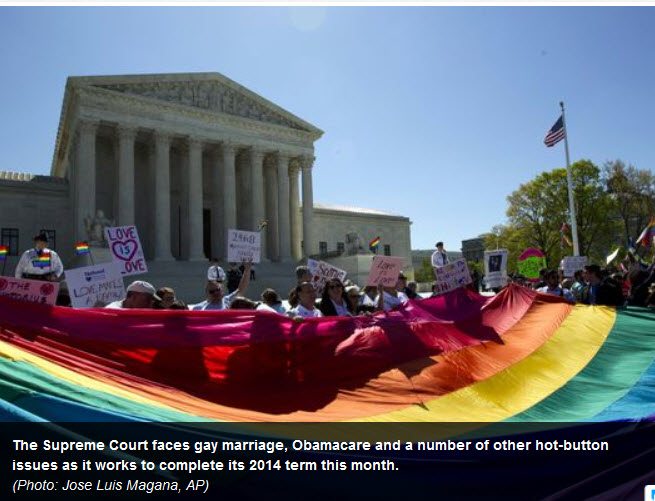 Supreme Court Races The Clock On Gay Marriage Obamacare Hebrew Nation Online 