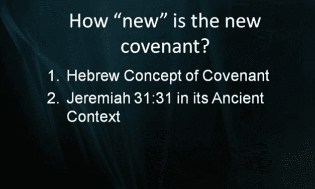How New is the New Covenant?