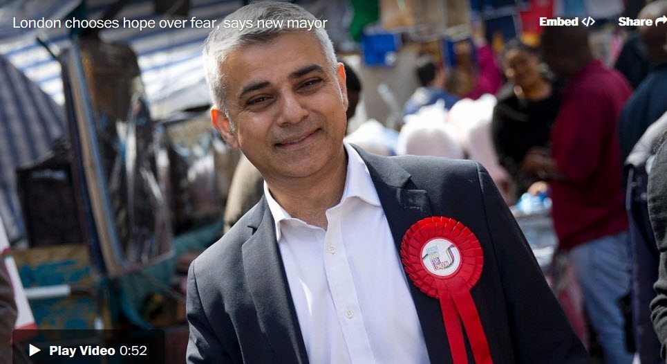 London’s new muslim mayor | Hebrew Nation Online